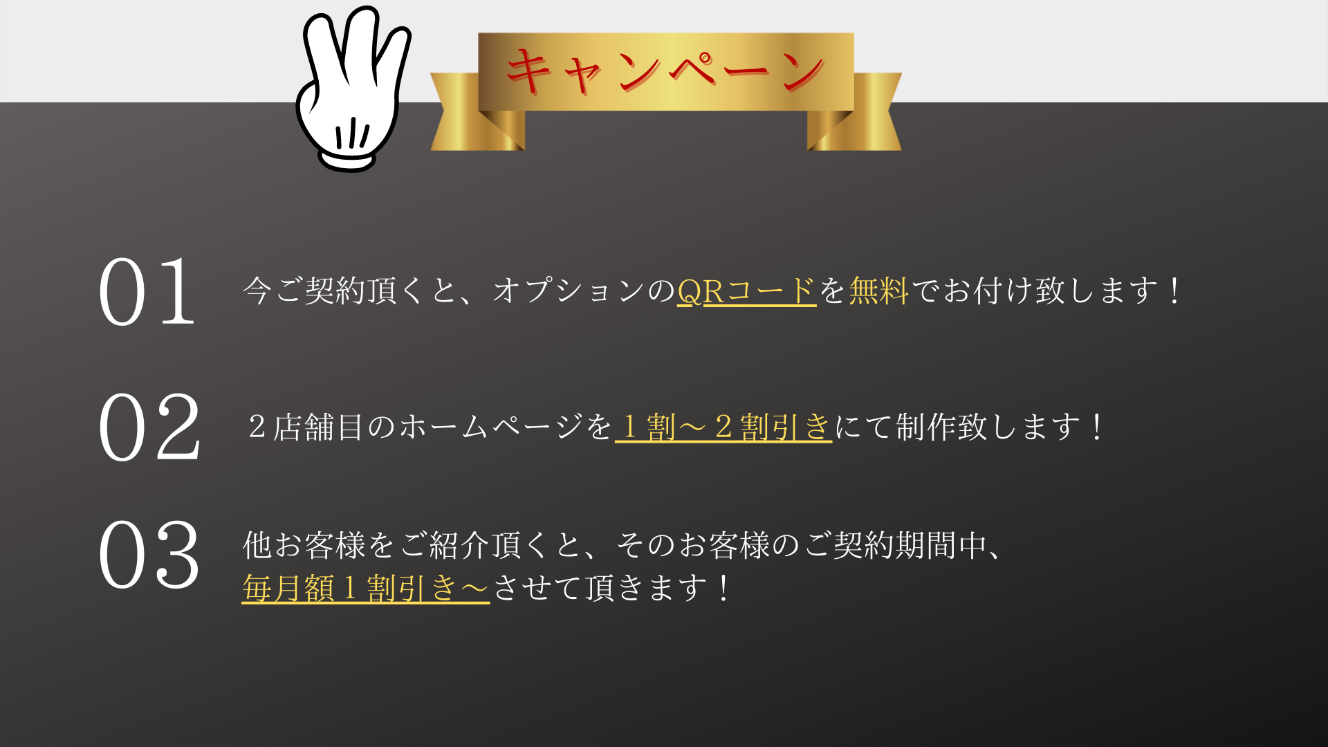 格安ホームページ制作 キャンペーン